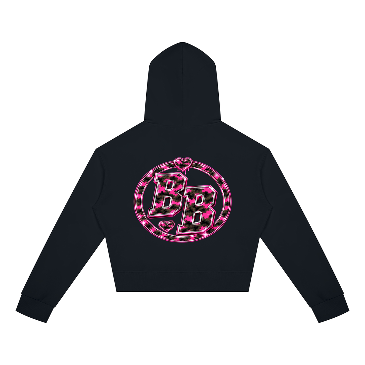 Battlefield Baddies Crop Zip Hoodie